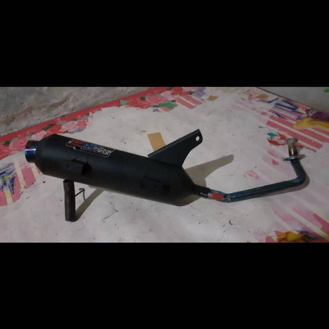 Knalpot beat mber parah leher full blue