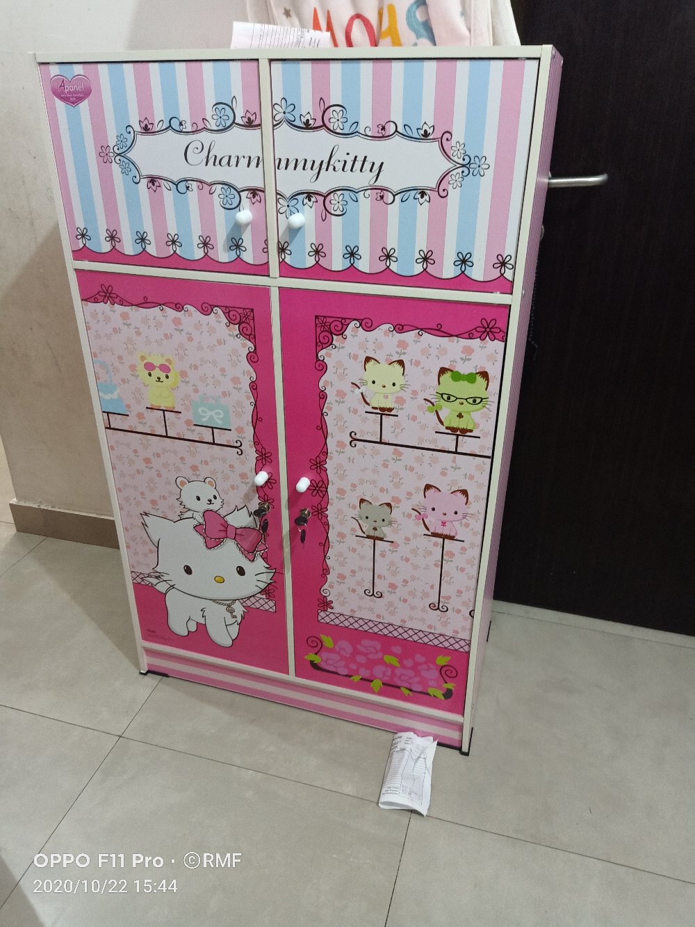 Lemari Pakaian Anak Karakter Charmy Kitty Wd 1311 Cmy