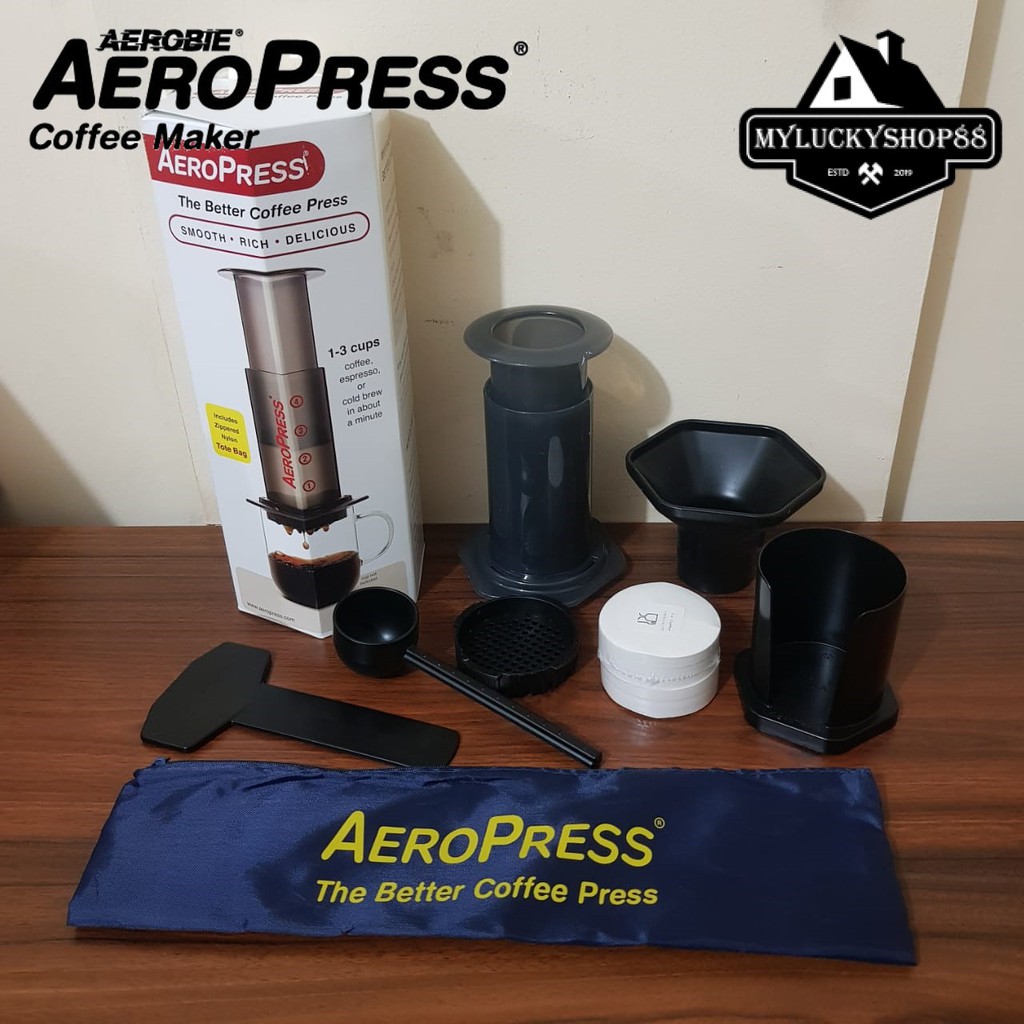 Aerobie Aeropress Coffee maker With Totebag Original Made in USA