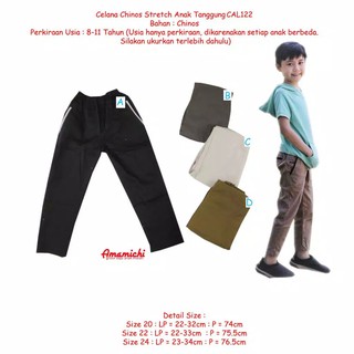  Celana  Chino  Stretch Anak  Tanggung  Umur 8 11 Tahun Murah 