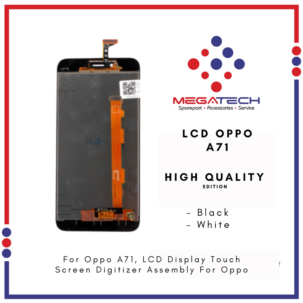 LCD Oppo A71 Fullset Touchscreen - ORI