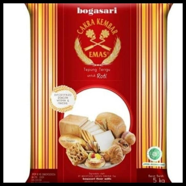 

TERBARUU!! TEPUNG CAKRA KEMBAR EMAS - UNTUK ROTI ( 5 KG) TERLARIS