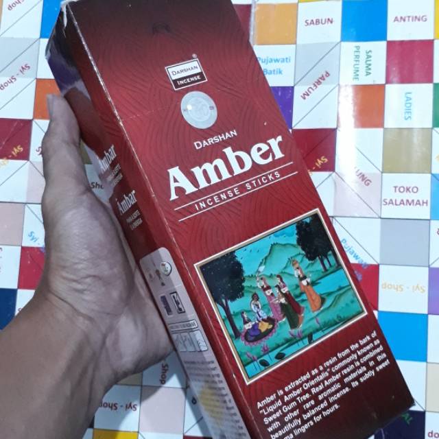 AMBER Dupa Lidi Aromatherapy By DARSHAN INCENSE