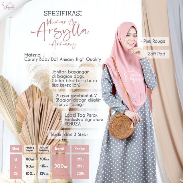 Khimar arsyla- khimar fenuza