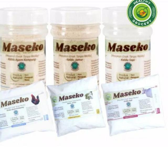 

{Cuci Gudang} Maseko Kaldu Non MSG Botol / Refill / Ayam / Sapi / Jamur HALAL ,,.