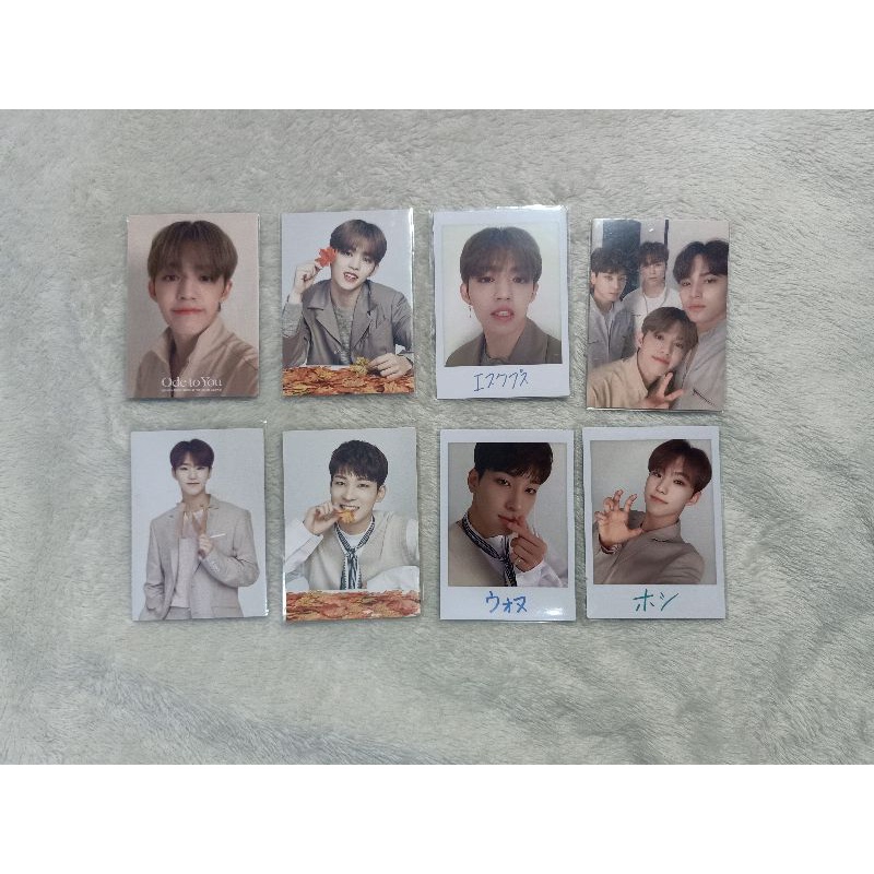 SEVENTEEN ODE TO YOU SCOUPS HOSHI WONWOO MINGYU TRADING CARD