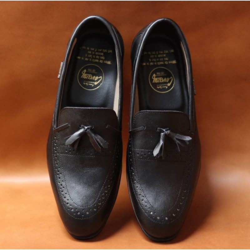 Sepatu Loafers PRIA CEVANY DERROSA SHOES LikeProject 100% KULIT ASLI SANTAI KASUAL COWO LAKI