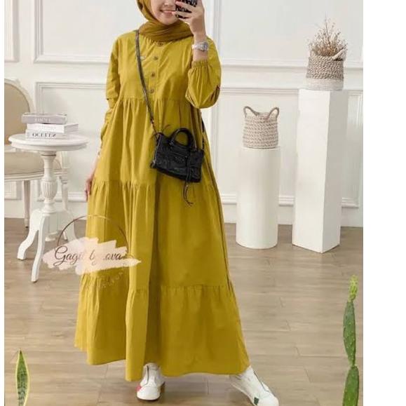 Big Sale ⭐ Kirania Dress | Bahan Rayon | Dress Muslim | Baju muslim | Kirania midi | Midi Dress