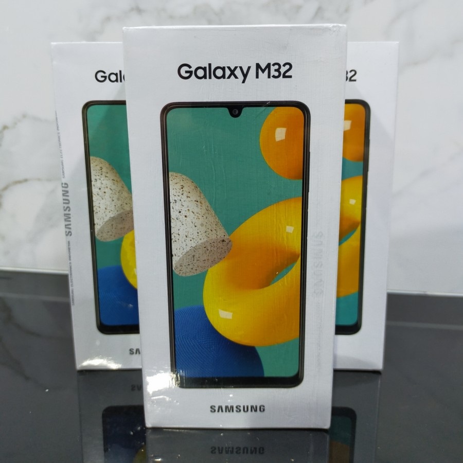 Samsung Galaxy M32 8/128 - Ram 8GB Rom 128GB - Baru - Garansi Resmi - Hitam - Biru - Putih
