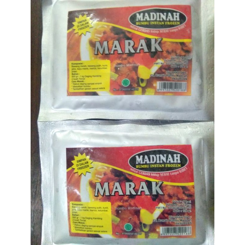 

Bumbu MARAK /SOP ARAB 125gr