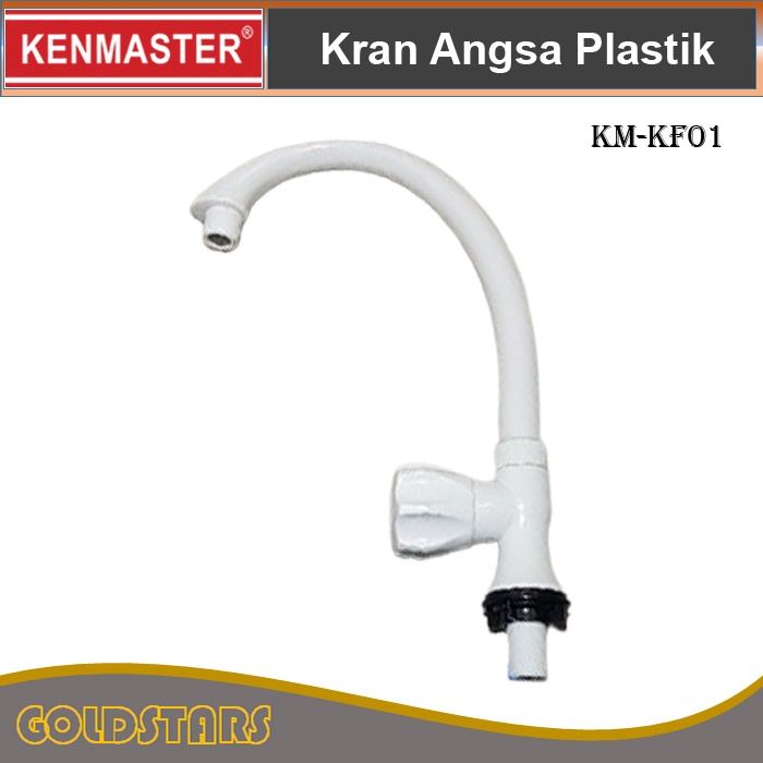 Keran Wastafel Plastik Belimbing Kenmaster Kran Angsa Dapur