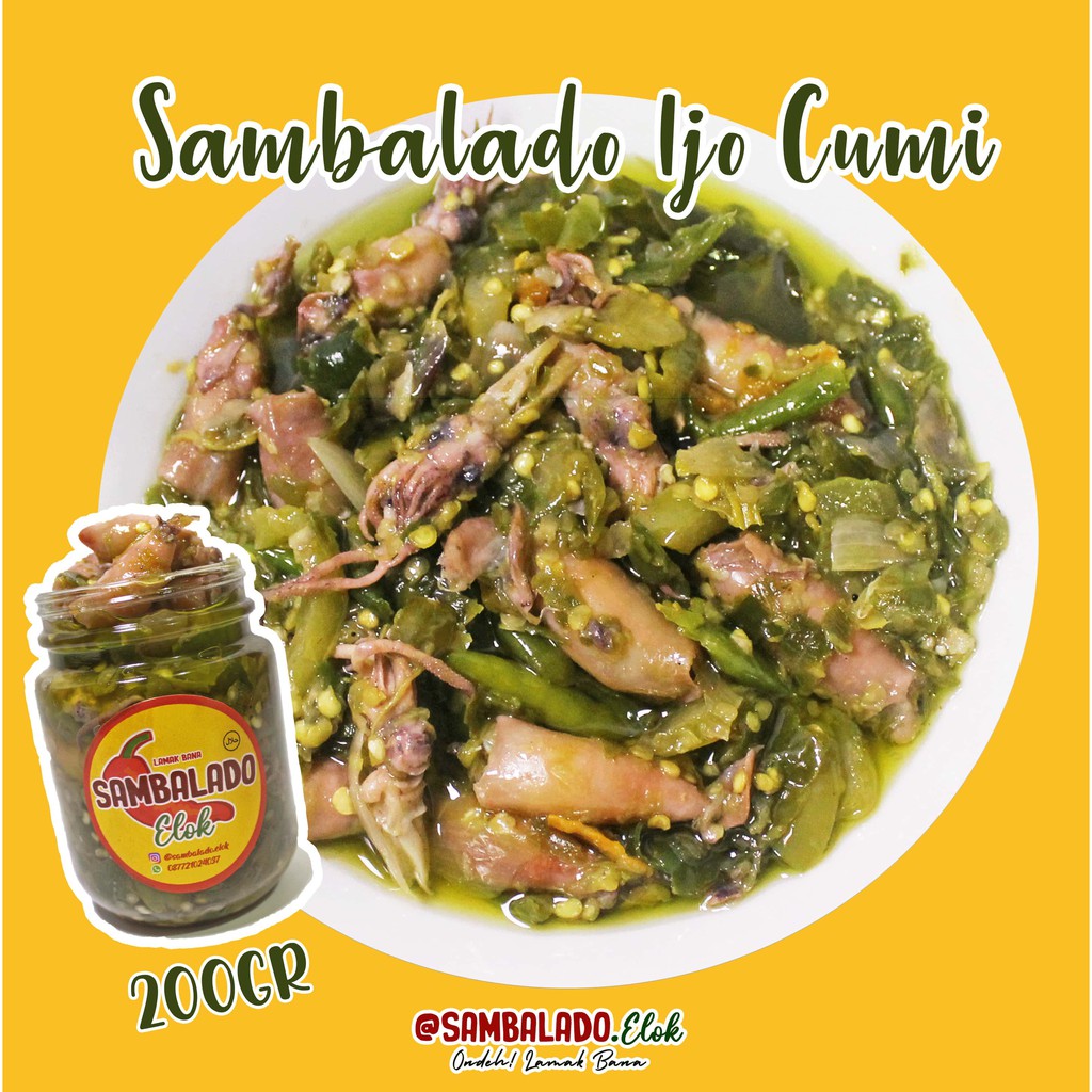 

Sambalado Elok Ijo Cumi 200 gr | SAMBEL IJO CUMI