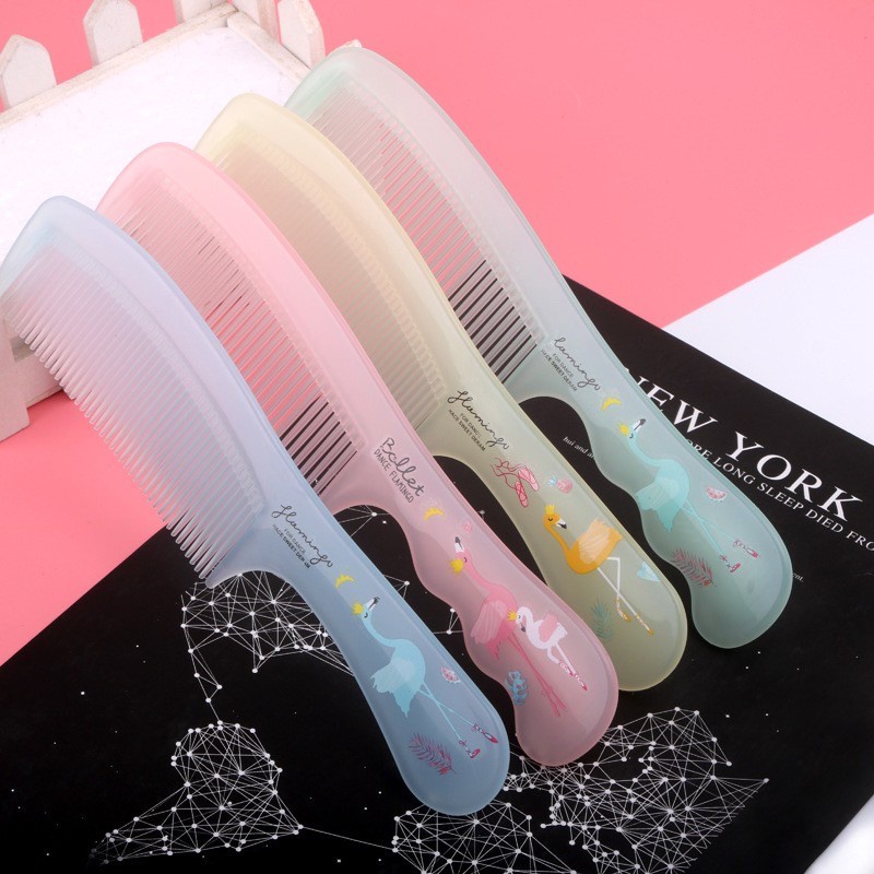 Sisir Rambut Pria &amp; Wanita Motif Lucu Warna Random