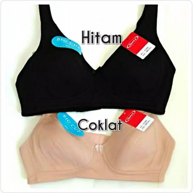 SOREX Bra BIG CUP 01008 Busa tipis tanpa Kawat CUP JUMBO