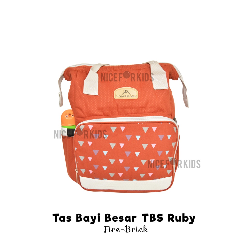 Mom's Baby Tas Bayi Ransel Besar Bayi Ruby Series MBT3042 / Tas Perlengkapan Bayi