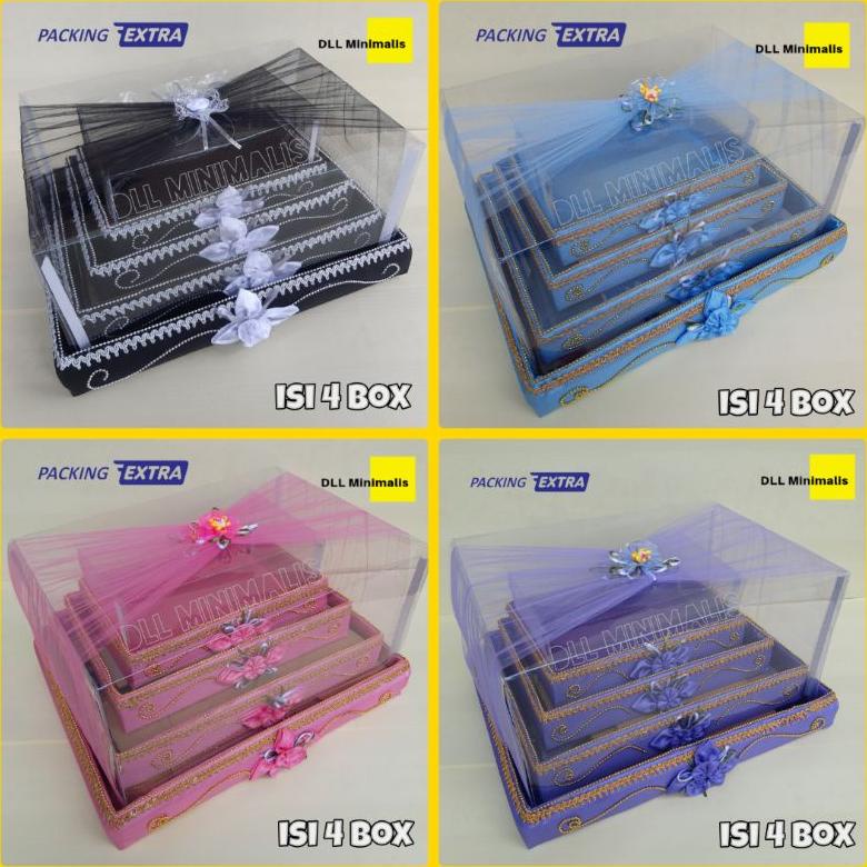 KOTAK SESERAHAN HANTARAN PERNIKAHAN BOX LAMARAN MURAH TEMPAT WADAH MUKENA KOSMETIK PAKAIAN PARSEL MI
