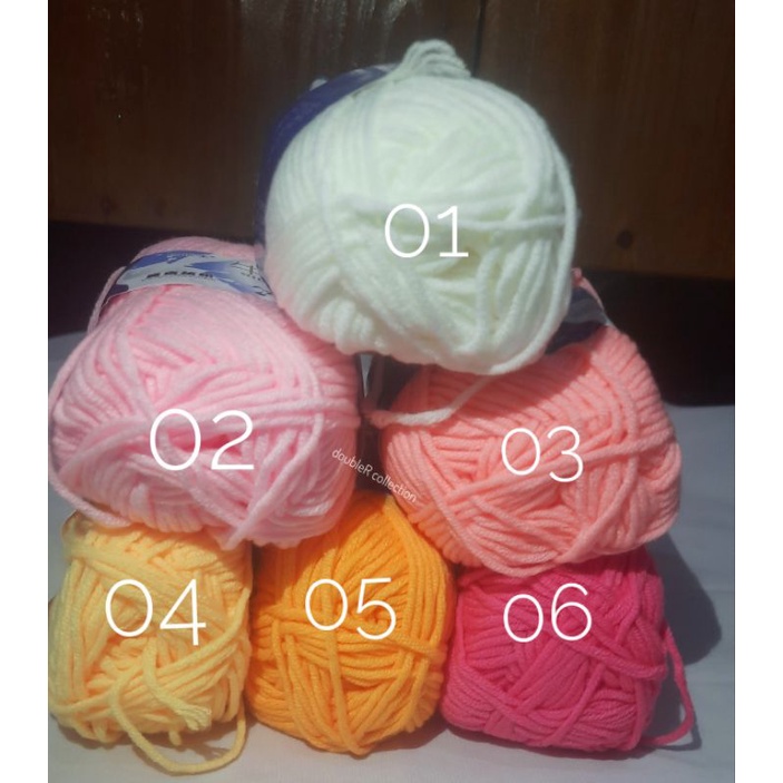 Benang rajut milk cotton