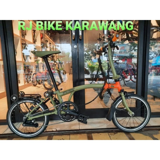 Folding Bike Sepeda Lipat Element PIKES GEN 2 6 speed 16 inch