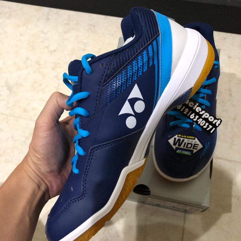 Sepatu Yonex Shb65z3 Wide Navy Blue