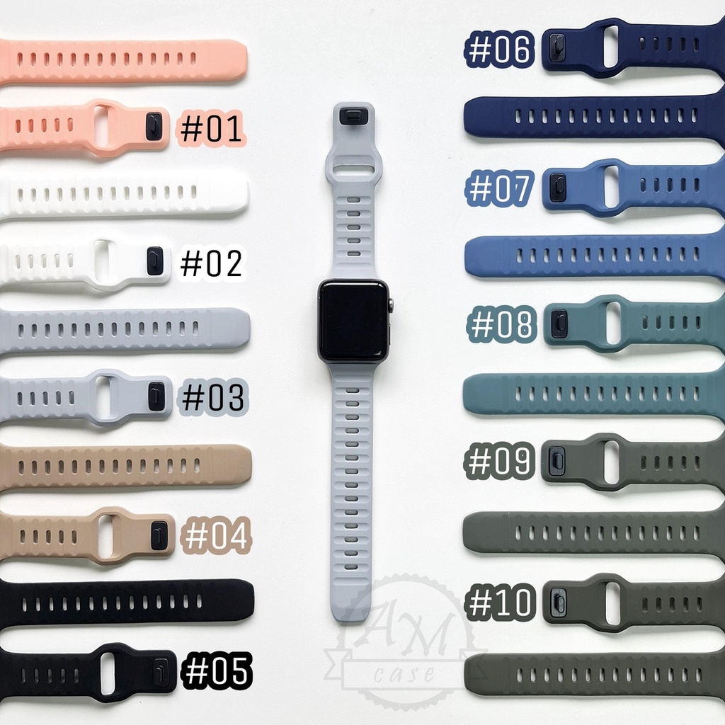 ( TANPA JAM ) NEW 2022 LONG OVAL | TALI STRAP WATCH - SERI 8 1 2 3 4 5 6 7 SE | SIZE 38mm 40mm 41mm 42mm 44mm 45mm 49mm | Tali strap sport band apple watch iwatch smartwatch