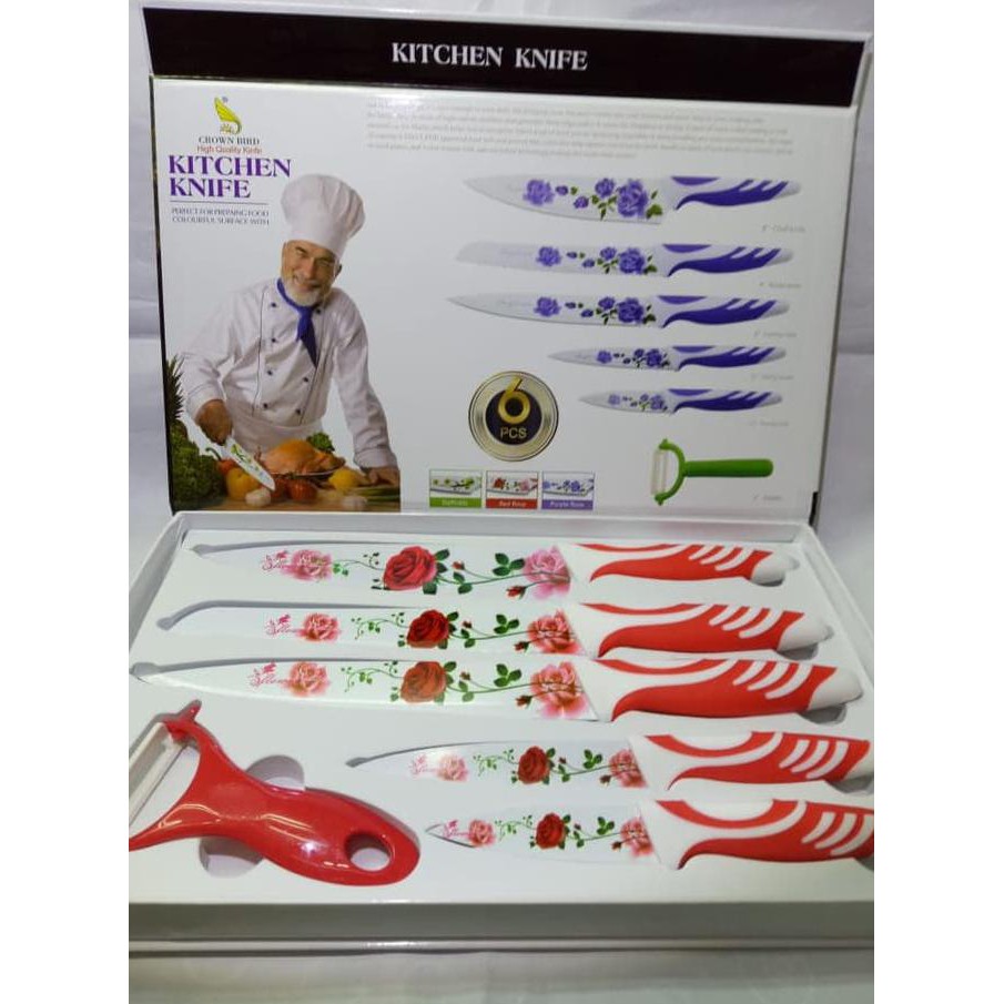 PISAU SET KITCHEN KING 6 PCS KODE 01