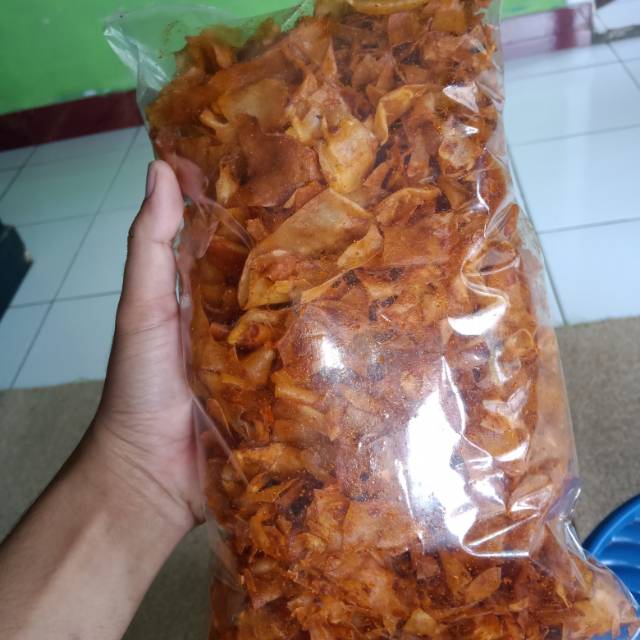

Kripik singkong pedas