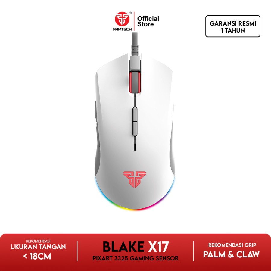 Fantech BLAKE X17 Mouse Gaming RGB - Putih