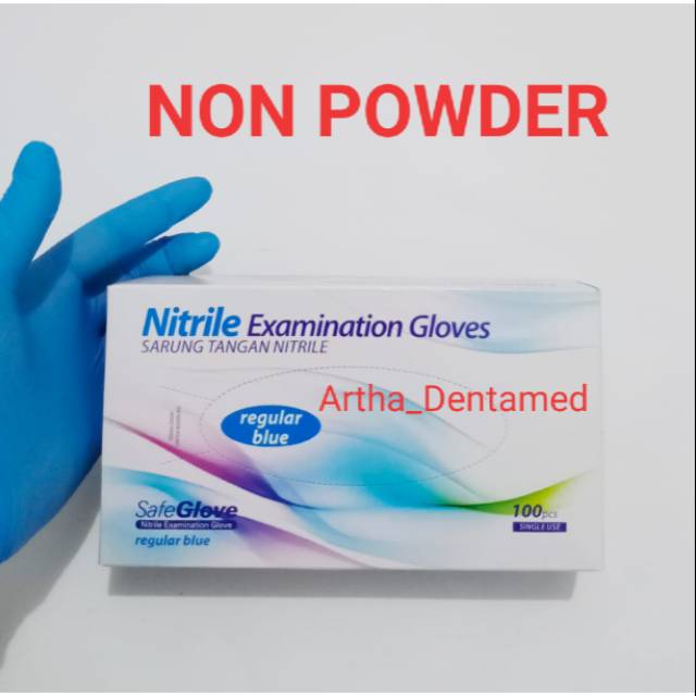 SARUNG TANGAN NITRILE  NON POWDER 10 PCS