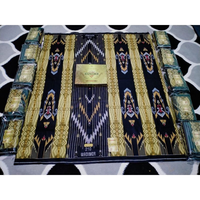 WADIMOR BALI PRINT , MOTIF BHS SGE HITAM GOLD/EMAS
