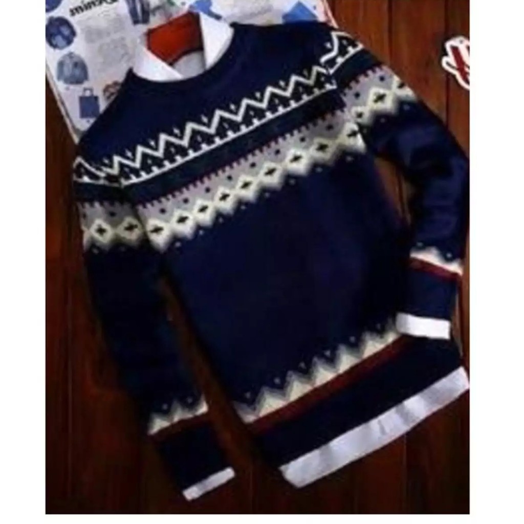 MyAgen - SWEATER RAJUT AZUMA TRIBAL PRIA DAN WANITA