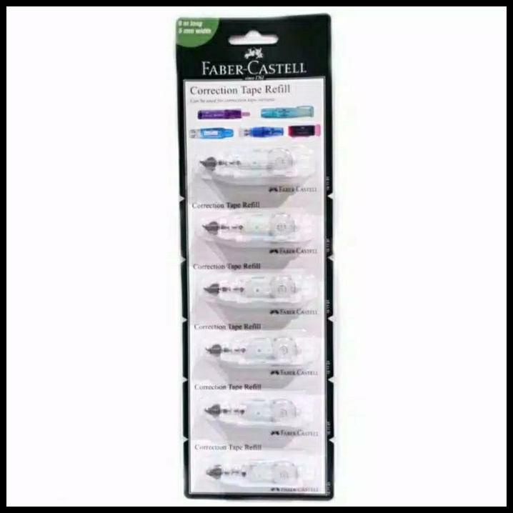 

Heaven | Refill Correction Tape Qjr Faber Castell Isi 6 Pcs