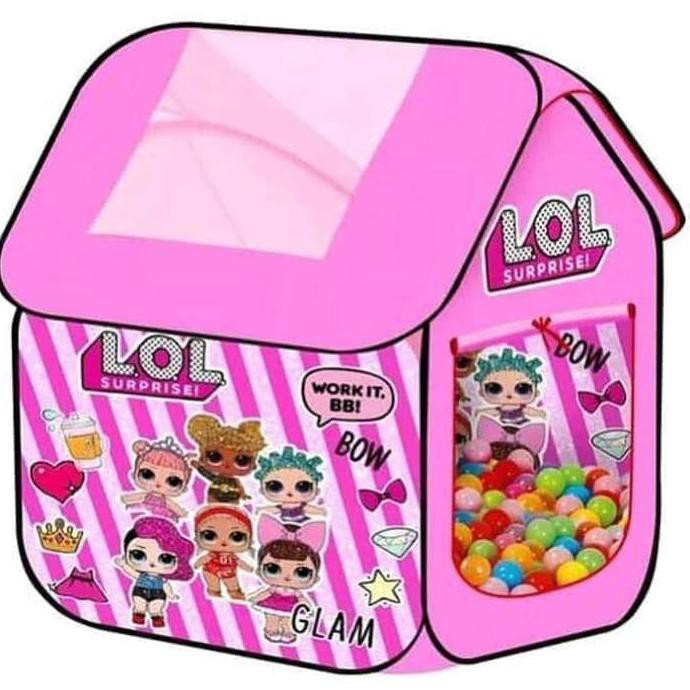 Promo  barang bagus  Mainan Anak Tenda Rumah LOL Sister Pink