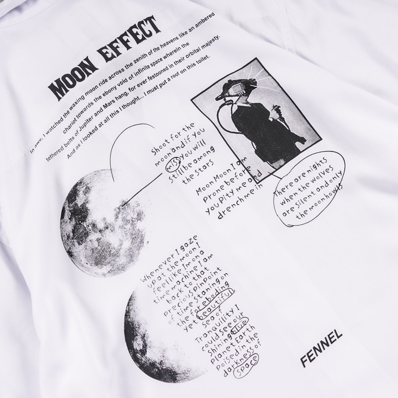 [N00301] Kemeja Distro Full Print Motif MOON EFFECT