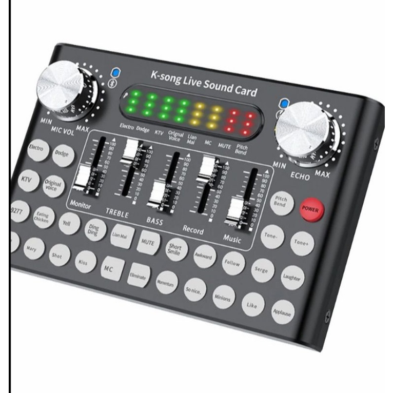 Mixer USB Sound Card Amplifier Live Broadcast Recording Special Effect