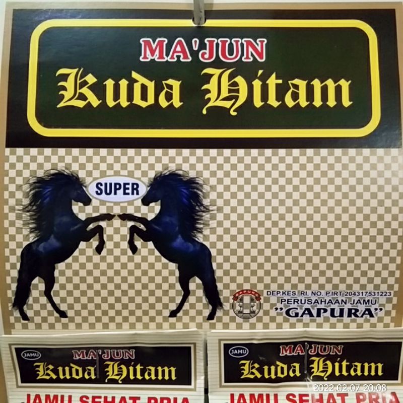 

jamu ma'jun kuda hitam