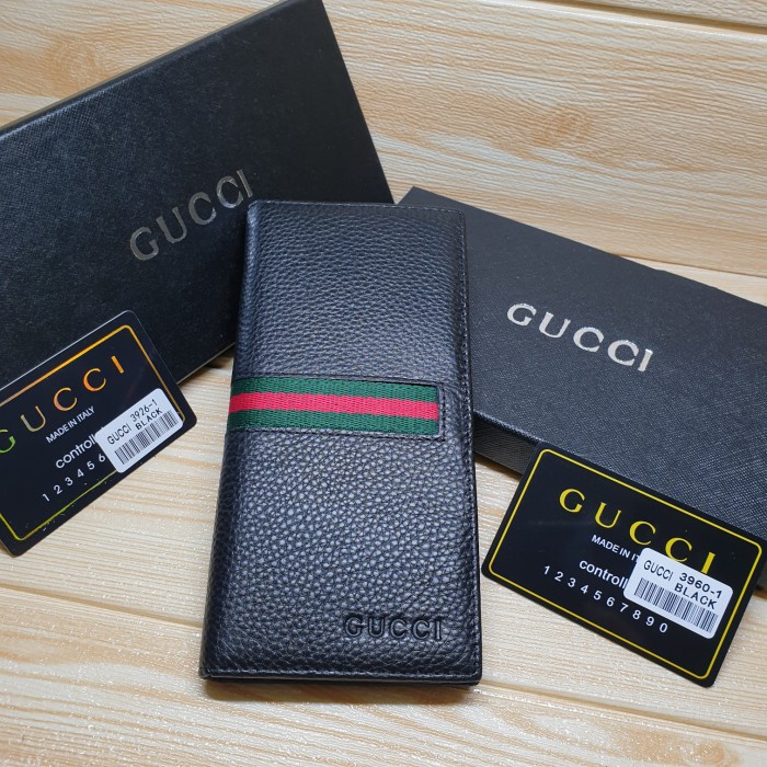 Sale Dompet Kulit Pria Model Panjang Merk Gucci Terlaris