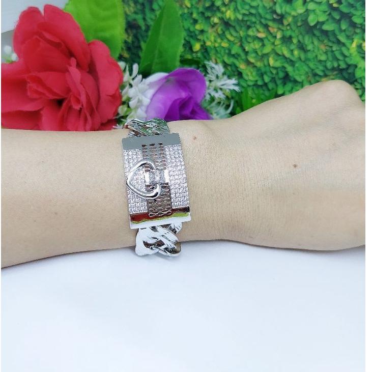 ⇁ Xuping Gelang Plat Besar 3 ㊖