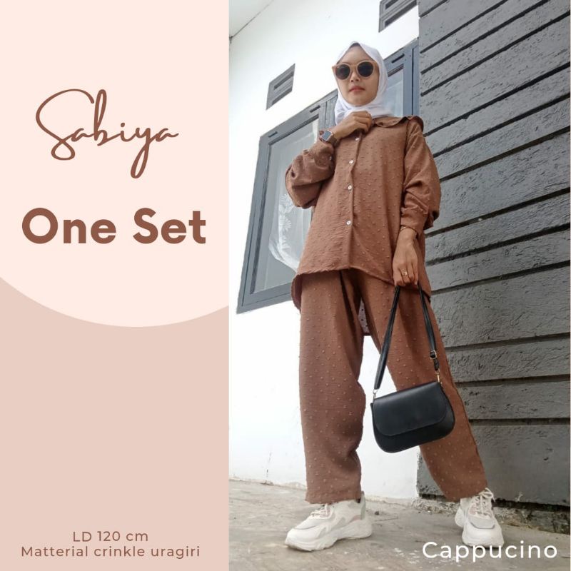 Sabiya Oneset Uragiri//oneset dewasa bahan crinkle uragiri//oneset jumbo