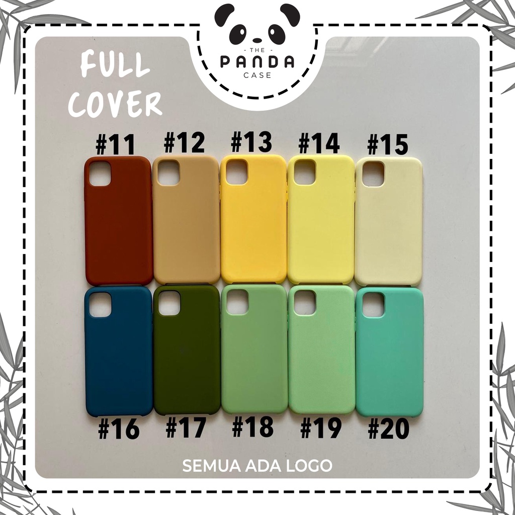 [TPC] 36 37 38 39 40 SILIKON FULL COVER HARD CASE IPHONE 6 6S 7 8 PLUS X XS MAX XR 11 IP050