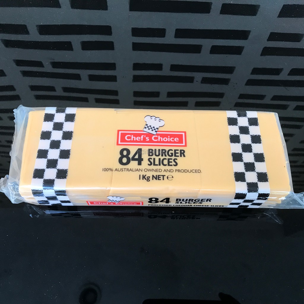 RED CHEDDAR CHEESE SLICE BURGER