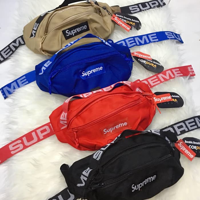Tas Selempang / Waistbag Supreme SS18 Grade Ori Mirror Import