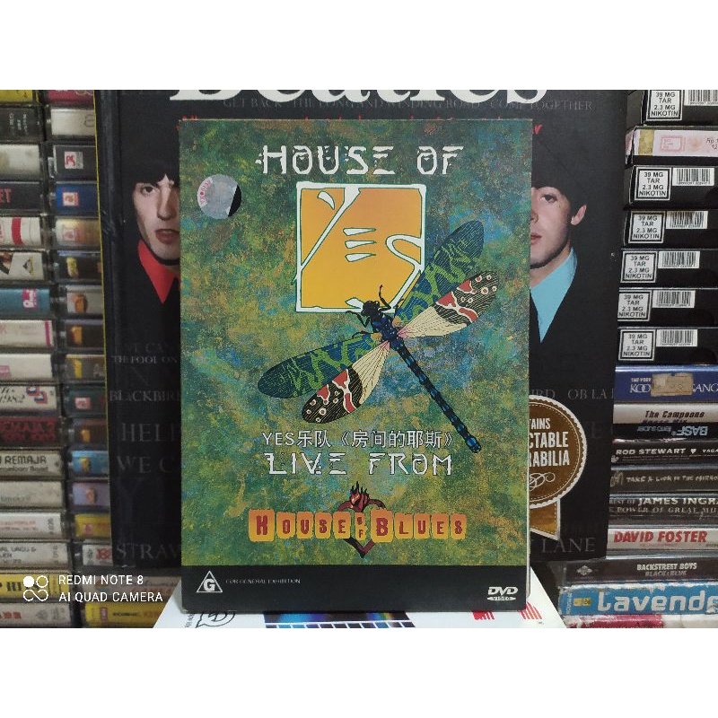 DVD YES : HOUSE OF YES - YES LIVE FROM HOUSE OF BLUES.