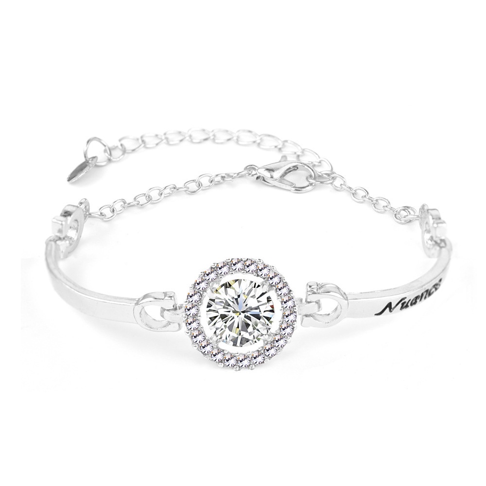 Gelang Bangle Hias Full Berlian Zirkon Untuk Wanita