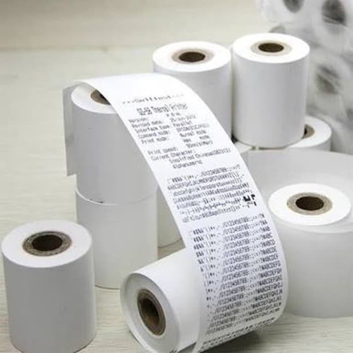 

kertas- kertas thermal printer kasir 58x40 mm hitam premium -kertas.