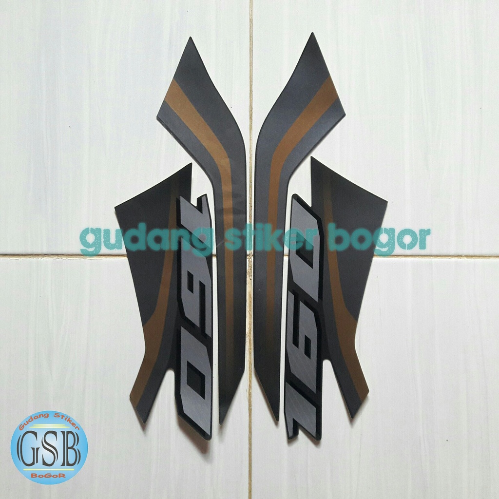 striping stiker motor honda vario 160 2022 hitam doff