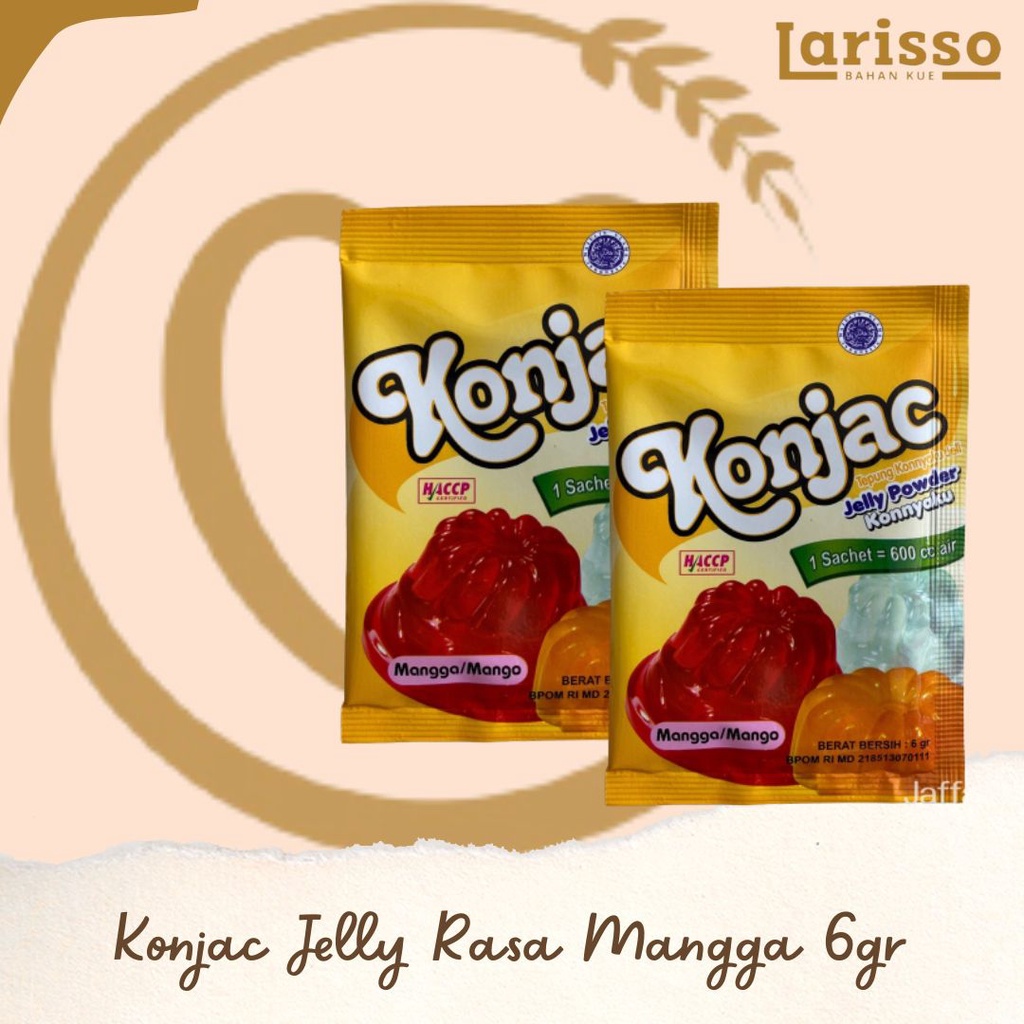 

KONJAC JELLY POWDER EKONOMIS 6GRAM MANGGA