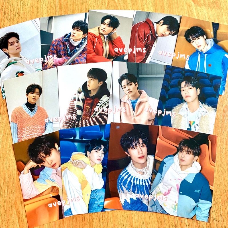 [ ready stock ] treasure official the second step chapter one postcard album green blue selfie selca