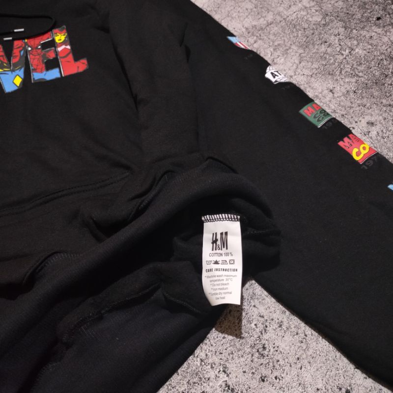 READY NEW !!! SWEATER HOODIE H&amp;M X MARVEL FULLTAG&amp;LEBEL PREMIUM