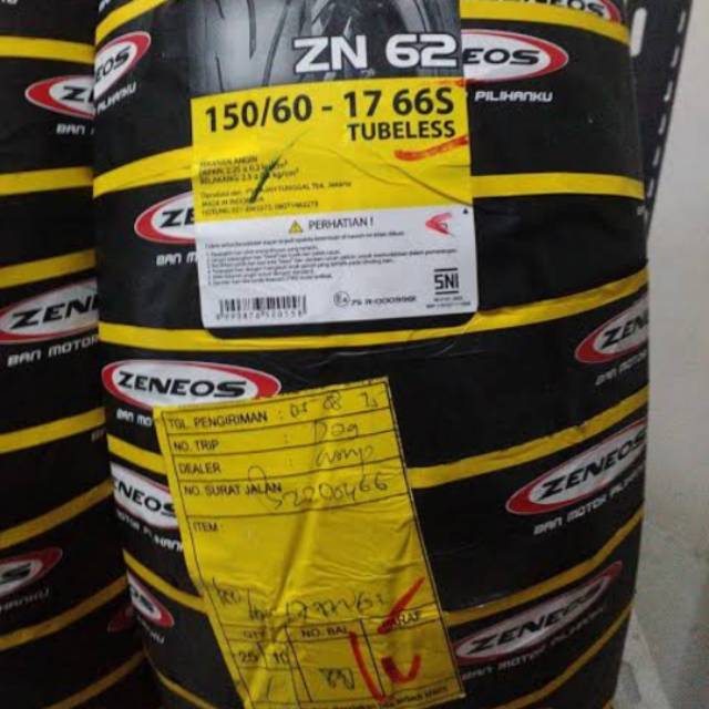 Zeneos 150 60 17 ZN62 TUBELES Velg ring 17