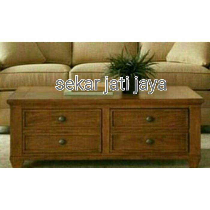 Meja kopi meja tamu coffee table jati jepara
